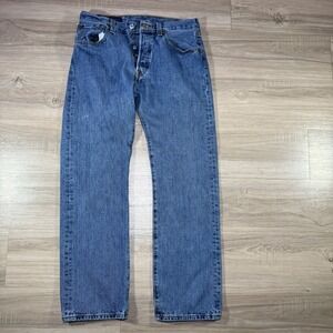 Levi's‎ 501 XX Button Fly Jeans  Denim Blue Mens Size 33x32 Casual Pants